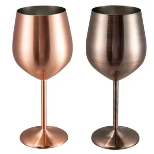 Preço De Fábrica Aço Inoxidável De Qualidade Superior Moderno Luxo Vinho Tinto Taças Champanhe Vidro