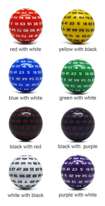 Xúc Xắc Nhựa Acrylic 100 Mặt, Khuôn Nhiều Mặt D100, Khối Xúc Xắc 100, Trò Chơi Trên Bàn Nhập Vai - Product Image 4