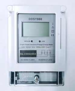 Medidor de Energía Eléctrica Inteligente Prepago Monofásico ZHONGYI con Lector de Tarjeta IC, Corriente Máxima de 80A, Potencia Activa Nominal de 5A, Clase 1 Analógico - Product Image 1