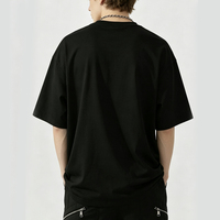T-shirt Homme Grande Taille Oversize 280g Épaules Tombantes Été Décontracté Personnalisé Imprimé T-shirt Uni Homme Vente en Gros
