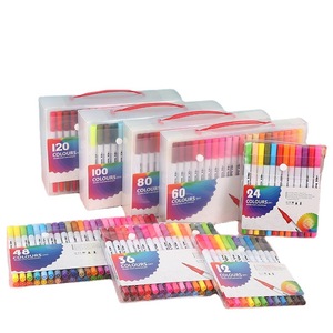 ชุดปากการะบายสีน้ำ12สีสำหรับโรงเรียนหัวแปรงปากกาศิลปะ - Product Image 3