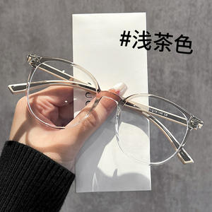 มิเรอร์วันกรอบแว่นตาทรงกลมสำหรับผู้หญิง 22931 TR90 ป้องกันแสงสีฟ้าแบบอัลตร้าไลท์เต็มกรอบสำหรับใบหน้าทรงสี่เหลี่ยมและทรงกลม - Product Image 5