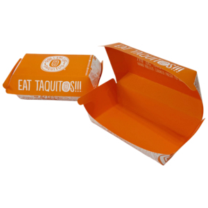 Empaquetado de comida rápida desechable ecológica para <span class=keywords><strong>hamburguesas</strong></span> y perritos calientes Caja deslizante para <span class=keywords><strong>hamburguesas</strong></span> y perritos calientes Carpetas ecológicas en relieve - Product Image 5