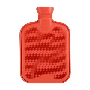 <b>Hot</b> Compress <b>Cold</b> Therapy Reusable Rubber <b>Hot</b> Water Bottle 1000mL Relieve Hand Feet Waist Stress Soft Cover - I H C - Product Image 1