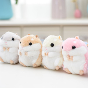 Bán Buôn Dễ Thương Hamster Sang Trọng Keychain Đồ Chơi Động Vật Phim Hoạt Hình Con Búp Bê Nhỏ Móc Chìa Khóa Mặt Dây Chuyền Nhồi Bông Chuột Bé Trẻ Em Quà Tặng - Product Image 3