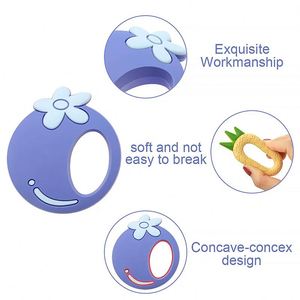 Mordedor de Silicona Personalizado con Forma de Fruta de Dibujos Animados, Libre de BPA, Suave, para el Cuidado Dental de Bebés y Niños, Regalo para la Lactancia - Product Image 4