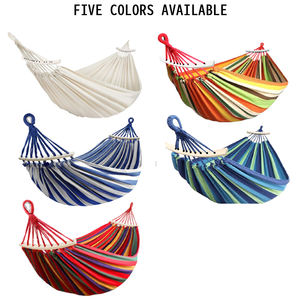 आउटडोर शिविर कैनवास ट्री हथौड़ा पोर्टेबल यात्रा हैममॉक बिस्तर - Product Image 3