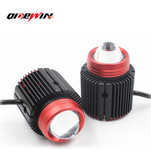 QIDEWIN ไฟสปอร์ตไลท์ LED สำหรับมอเตอร์ไซค์ 1500lm ชนิดเลนส์อะลูมิเนียม ไฟหน้าแบบติดตั้งเพิ่มเติม อัพเกรด - Product Image 2