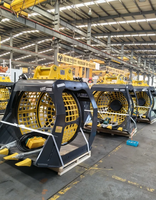 Bucket Rotary Screening Kompak MONDE untuk Pengolahan Agregat Kerikil pada Excavator