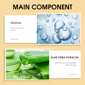 Máscaras Faciais Orgânicas de Marca Privada Feitas na China Sem Parabenos Hidratantes Firmadoras com Aloe Colágeno de Ouro 24K e Mel - Product Image 3