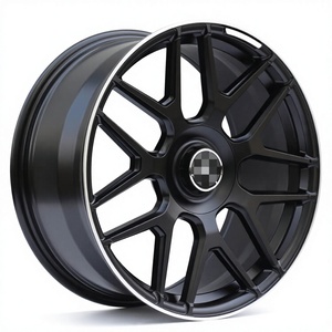 Disponibili Cerchi in Lega di Alluminio Forgiato da 21 e 22 Pollici con Finitura Nera e 7 Razze <span class=keywords><strong>a</strong></span> Y per <span class=keywords><strong>Mercedes</strong></span> <span class=keywords><strong>Classe</strong></span> G G-Wagon - Product Image 1