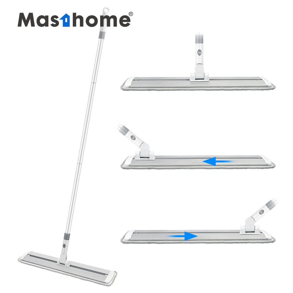 Mas thome 360 Spin Flat Mop Haus reinigungs system Spinning Floor Mop mit dreiteiliger Stange