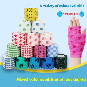 Venta al por mayor <span class=keywords><strong>de</strong></span> fábrica, soporte <span class=keywords><strong>de</strong></span> tobillo elástico autoadhesivo no tejido, vendaje <span class=keywords><strong>de</strong></span> dedo estampado <span class=keywords><strong>para</strong></span> mascotas <span class=keywords><strong>para</strong></span> perros, Protección deportiva - Product Image 3