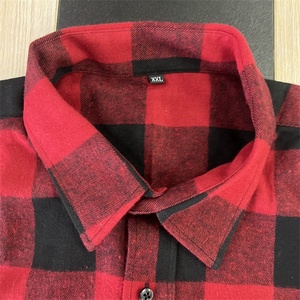 Camicie in Flanella 100% Cotone con <span class=keywords><strong>Polsini</strong></span> Regolabili, Doppia Chiusura a Bottoni, Tasca sul Petto con Risvolto e Ricamo - Product Image 2