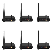 Équipement de disco silencieux Silent System T80PRO, émetteur de fête avec Bluetooth et affichage LED des canaux