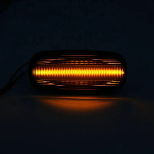 Luces de Marcador Ámbar, Luz de <span class=keywords><strong>Señal</strong></span> de Giro <span class=keywords><strong>Lateral</strong></span> Dinámica, Lámpara <span class=keywords><strong>Lateral</strong></span> para Land Rover Defender Discovery II Freelander - Product Image 3