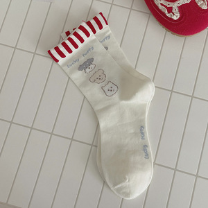 Modische Damensocken Korea Harajuku-Stil <span class=keywords><strong>Kawaii</strong></span> Lustige Cartoon Frühling Herbst Damensocken Niedliche Mädchensocken - Product Image 4