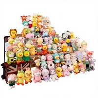 Nouveau 4 pouces Capybara peluche porte-clés petite poupée tissu poupée porte-clés peluche jouet