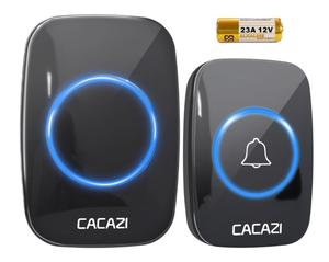 กริ่งประตูไร้สาย300เมตร, กริ่งติดผนังปลั๊กอินกันน้ำแบบไร้สายสำหรับบ้าน - Product Image 4