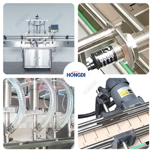 Boisson personnalisable très efficace de machine de remplissage liquide à quatre têtes d'acier inoxydable et remplissage liquide chimique - Product Image 5