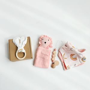 Coffret cadeau jouet confort nouveau-né, serviette confort bébé, couverture de sécurité bébé, porte-bébé, <span class=keywords><strong>attache</strong></span>-sucette coffret cadeau douche bébé - Product Image 4