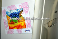 Cadre photo magnétique de bon Noël pour réfrigérateur personnalisable avec votre conception de logo pour l'affichage d'images Headshot