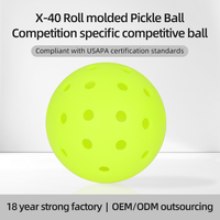 Balles de pickleball durables, rotomoulées, approuvées USAPA pour les tournois
