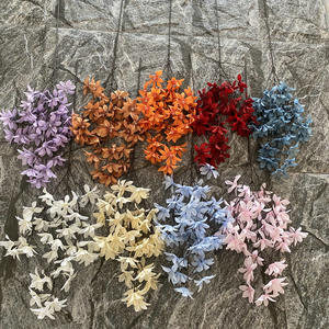 Flores Multicolor y <span class=keywords><strong>de</strong></span> <span class=keywords><strong>Café</strong></span> Oscuro Artificiales Lirio Salvaje <span class=keywords><strong>de</strong></span> Tallo Largo para Decoración <span class=keywords><strong>de</strong></span> Bodas con Flores Artificiales Premium - Product Image 5