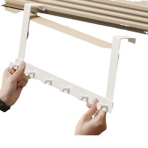 Over Door Clothes Rack Rectangle <b>Clip</b> On Type PP Plastic Clothing Organizer For Bedroom Doors - Product Image 3