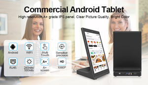 Tablet <span class=keywords><strong>PC</strong></span> con Pantalla Táctil LCD Android de 10.1 Pulgadas, con Soporte en Forma de L, <span class=keywords><strong>para</strong></span> Publicidad en Restaurantes, con Cámara, <span class=keywords><strong>para</strong></span> Mesa - Product Image 2