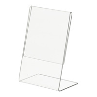 Porte-étiquettes en acrylique pour dossiers A4 A5 A6 A7, 1 pièce, étagère à prix clair