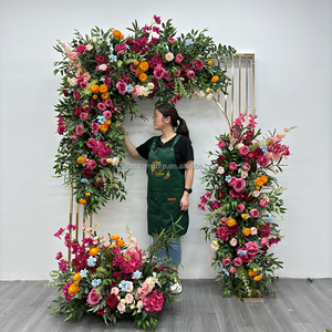 Centros <span class=keywords><strong>de</strong></span> Mesa con Arreglos Florales Coloridos Personalizados, Bola <span class=keywords><strong>de</strong></span> Flores Artificiales <span class=keywords><strong>de</strong></span> Seda, Decoración para Eventos <span class=keywords><strong>de</strong></span> Boda, Flores Colgantes - Product Image 4