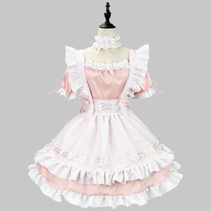 Classic Black And White Maid Outfit Cosplay Costume For Anime Role Play Performance Dress Winter 2022 - Product Image 2