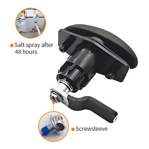 Tuxin एंटी-चोरी कॉम्पैक्ट आरवी लॉक कुंजी संचालित नायलॉन प्लास्टिक केबिन डोर लॉक आरवी के लिए लॉक - Product Image 3