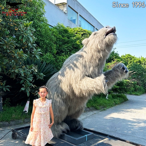 Megatherium Animatrónico Realista de la Edad de Hielo, Perezoso Gigante Robótico Personalizable con Movimientos Realistas - Product Image 6