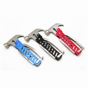 12-in-1 Portable Camping Multi-Tool with Nail Hammer Wood Handle High Quality OEM Customizable Survival <b>Gear</b> - Product Image 6