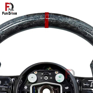 Volant en fibre de carbone forgé <span class=keywords><strong>Mercedes</strong></span> personnalisé pour benz Amg CLS W218 W219 550 500 Classe <span class=keywords><strong>C</strong></span> W205 W204 Classe G Classe S W221 - Product Image 5