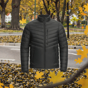 Solid Color <b>Men's</b> Safari <b>Jacket</b> Zipper Waterproof Cotton Liner OEM Service Casual <b>Canvas</b> Fabric Large Size Winter - Product Image 3