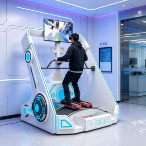 Simulateur de ski VR, machine de jeu de ski extrême en réalité virtuelle pour divertissement en salle, équipement de jeu sportif VR - Product Image 2