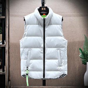 Gilet d'hiver personnalisé en duvet et coton pour hommes et femmes, épais et chaud, brodé, idéal pour les tenues de groupe en extérieur - Product Image 4