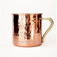 Dernière conception 100% pur fait à la main Moscou Mule cuivre tasses en gros martelé bière tasse | Tasses pour toute boisson réfrigérée cadeau unique