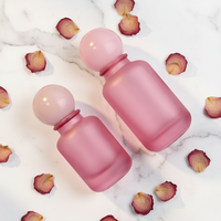 Flacon pulvérisateur en verre OEM rose personnalisé 30ml 50ml 100ml avec logo – Bouteilles de parfum vides de haute qualité – Emballage de marque Radiant