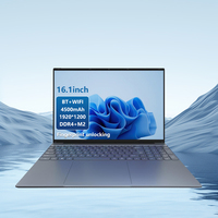 Laptop OEM 16.1" Intel I7 con Tastiera Inglese, Plastica, Risoluzione 1920*1080, 8GB Memoria Video, Win10/11, SSD, Pannello IPS, Garanzia 1 Anno, per Uso Aziendale