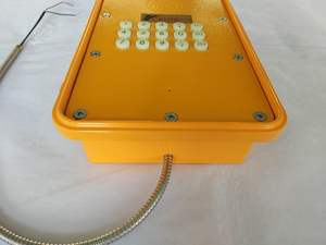 Téléphone KNSP-13 en métal étanche d'urgence SUS façade <span class=keywords><strong>Orange</strong></span> mains libres interphone bidirectionnel POE réseau IP téléphone filaire - Product Image 3