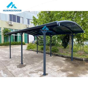 Pergola en aluminium WPC <span class=keywords><strong>Bois</strong></span> Plastique Composite Toit rétractable Auvent <span class=keywords><strong>Carport</strong></span> Lean-to Design Cadre en métal Fabriqué <span class=keywords><strong>Carport</strong></span> R - Product Image 5