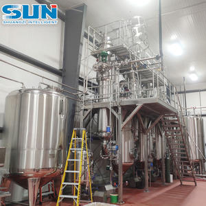 Heiß verkaufter Drei-Effekt-Fallfilm-Vakuum verdampfer für die Fruchtsaft konzentration - Product Image 6