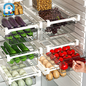 Cassetto del <span class=keywords><strong>frigorifero</strong></span> appeso trasparente uovo verdura Crisper cucina scatola di immagazzinaggio di grande capacità tipo di cassetto - Product Image 5