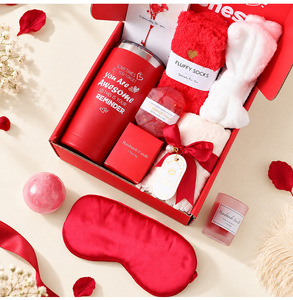 Vaso Aislado de Acero Inoxidable Rojo de 20 oz, Caja de Regalo, Juego de Regalo Promocional para Niñas, Regalos de Navidad - Product Image 5
