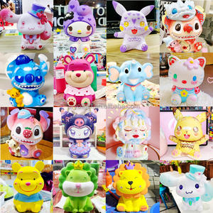 Nouveauté 2026 : Pots de conservation en forme de poupée blanche, faits main, motif chaton Kawaii, cadeaux d'anniversaire pour filles, jouet et accessoires de décoration de bureau - Product Image 6