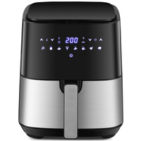Grill d'affichage LCD populaire Certification Ce Gs Friteuse à air numérique à usage domestique 5L avec écran tactile